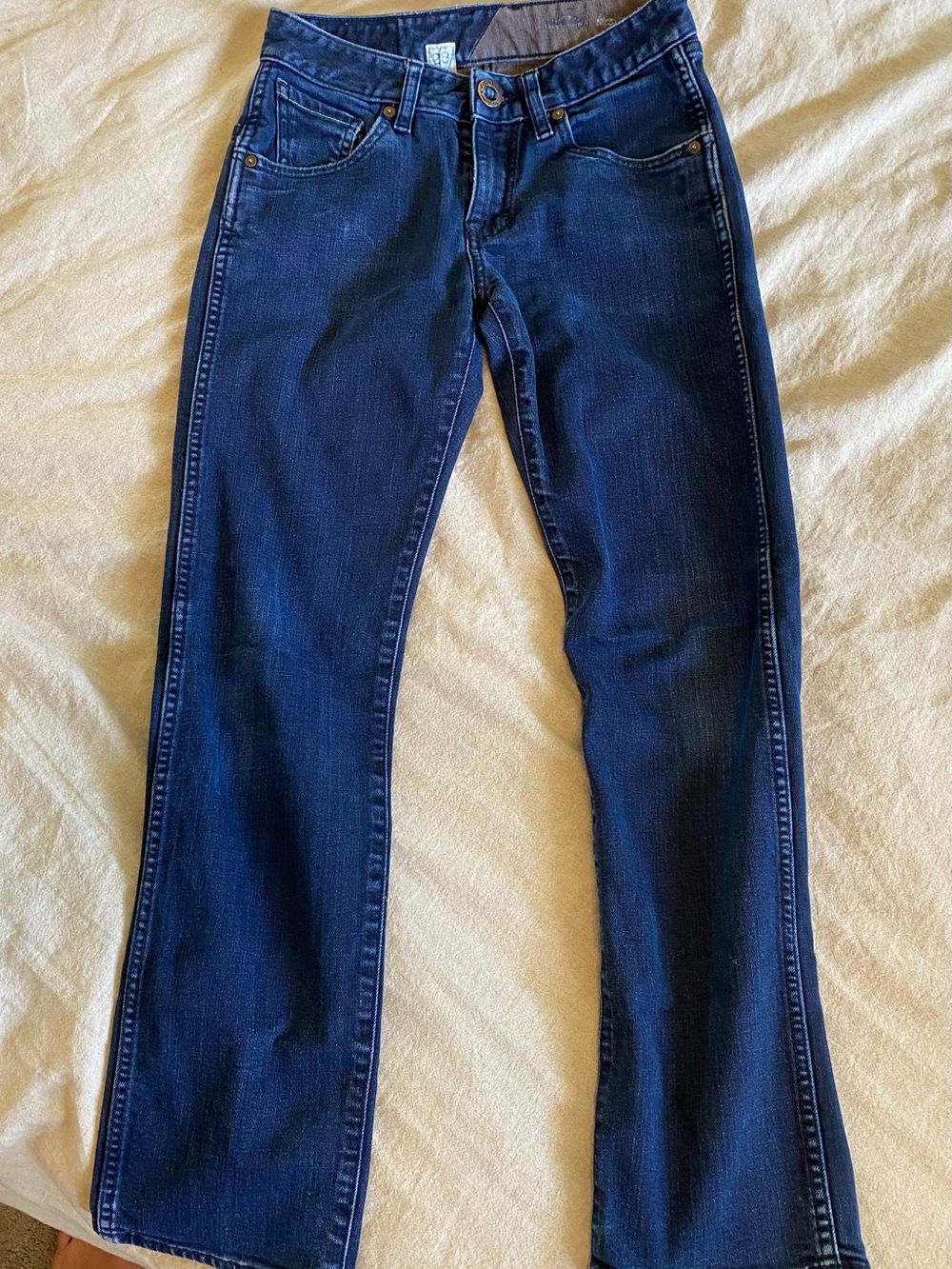 Vintage Volcom Nova Jeans in Dark Blue Denim